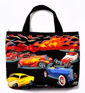 Hot Rods & Flames Purse - front view