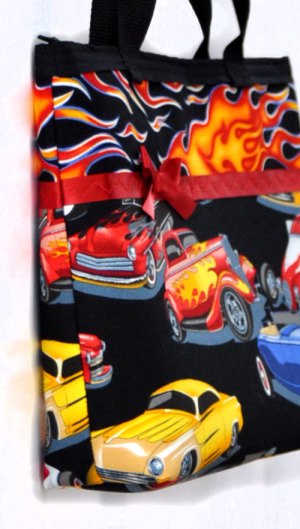 Hot Rods & Flames Purse - side view